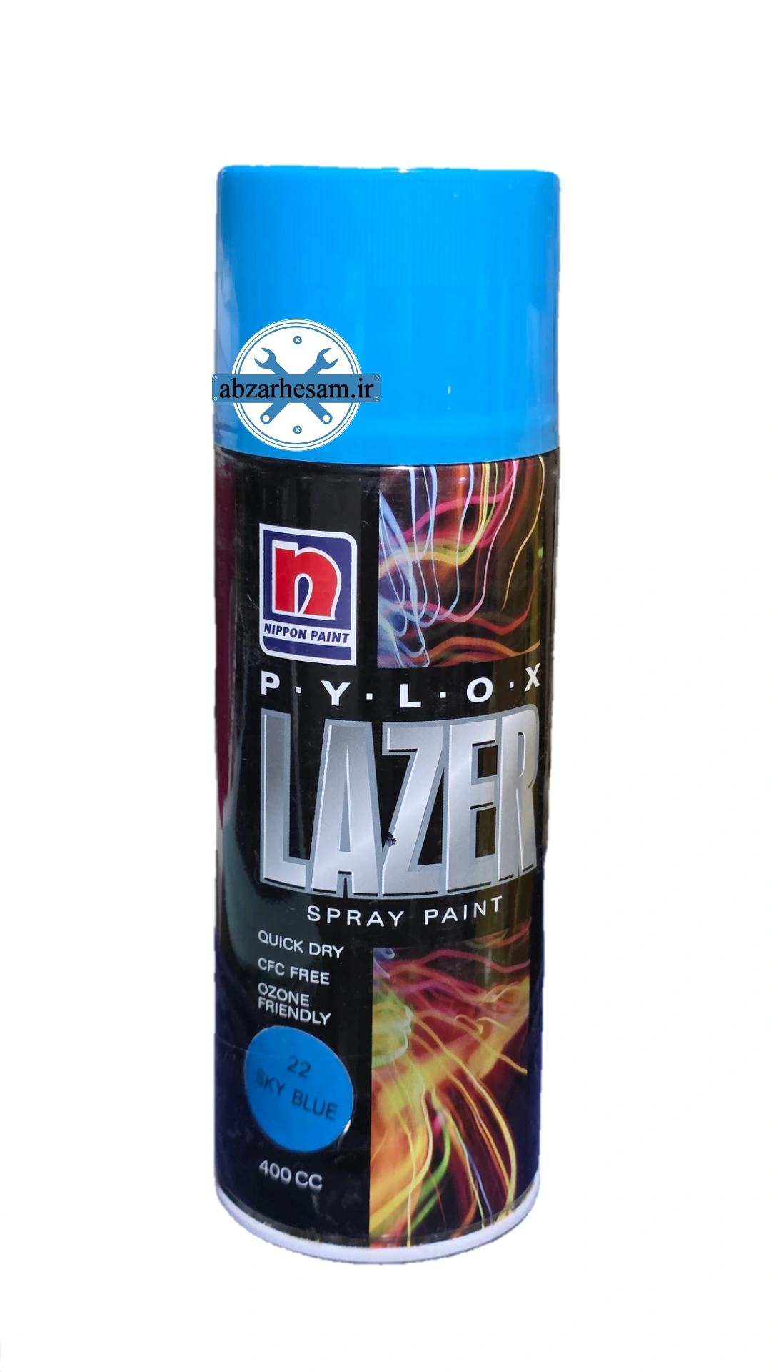 اسپری رنگ نیپون مدل لیزر آبی آسمانی ژاپنی اصلی